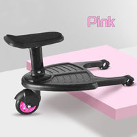 Stroller Step Board Toddler Buggys Wheel Standing Board Skateboard For Pram Kids Pink Kings Warehouse 