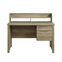 Study Desk with 2 Drawers Natural Wood like MDF Office Desk Table Furniture Kings Warehouse 