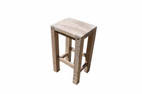 Sturdy Stool White Furniture Kings Warehouse 