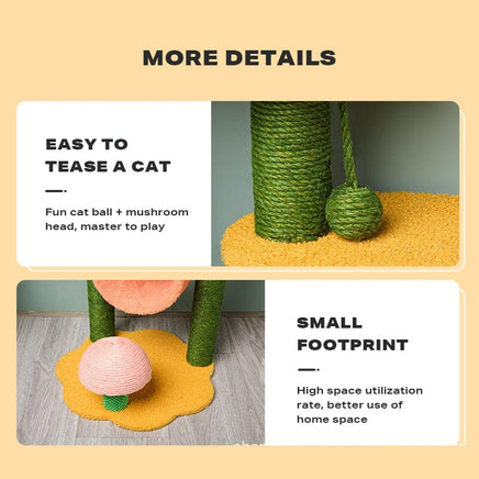 Sun flower cat climbing frame cat scratching post toy Pet Care Kings Warehouse 