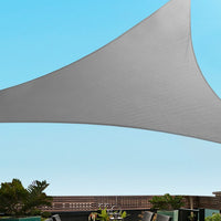 Sun Shade Sail Cloth Shadecloth Outdoor Canopy Triangle 280gsm 6x6x6m Aussie Backyard Blitz Kings Warehouse 