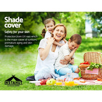 Sun Shade Sail Cloth Shadecloth Outdoor Canopy Triangle 280gsm 6x6x6m Aussie Backyard Blitz Kings Warehouse 