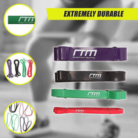 Super Resistance Loop Band Workout Set Sports & Fitness Kings Warehouse 