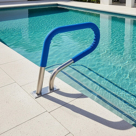 Swimming Pool Hand Rail Step Grab Rail 76.2x55.8cm with Drill Bit Home & Garden Kings Warehouse 
