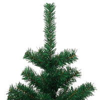 Swirl Christmas Tree with Pot and LEDs Green 120 cm PVC Kings Warehouse 