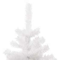 Swirl Christmas Tree with Pot and LEDs White 120 cm PVC Kings Warehouse 