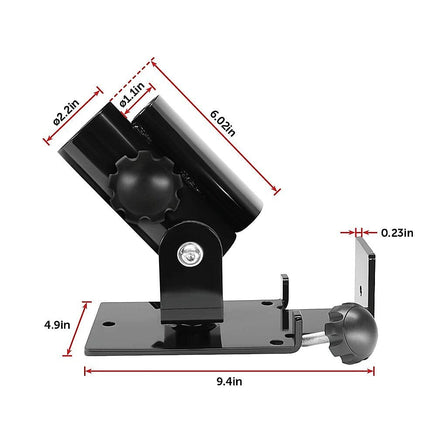 T Bar Row Landmine Platform 360-degree Swivel Fits 1", 2" Olympic Bars Kings Warehouse 