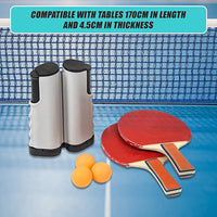 Table Tennis Game Indoor Portable Travel Ping Pong Ball Set Extendable Gift & Novelty Kings Warehouse 