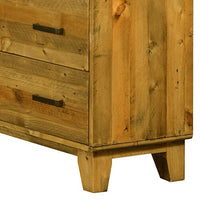 Tallboy with 4 Storage Drawers in Wooden Light Brown Colour Furniture Kings Warehouse 