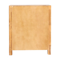 Tallboy with 4 Storage Drawers Solid Wooden Assembled in Oak Colour Furniture Kings Warehouse 