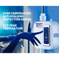 Tankless Instant Electric Hot Water Heater System Instant Hot Water Shower Heat Tools Kings Warehouse 