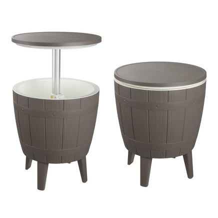 Taupe Cooler Table Furniture Kings Warehouse 