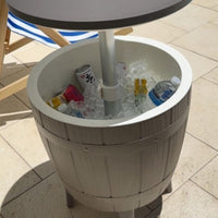 Taupe Cooler Table Furniture Kings Warehouse 