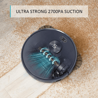 Tesvor S6+ Robot Vacuum Cleaner Mop 2700Pa With Laser Navigation Appliances Kings Warehouse 