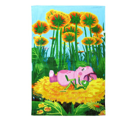 The Adventure of Luntik Beach Towel Rest on Flowers Home & Garden Kings Warehouse 