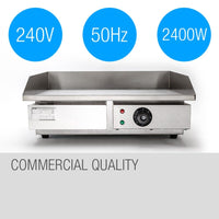 THERMOMATE Electric Griddle Grill BBQ Hot Plate Commercial Stainless Steel Home & Garden Kings Warehouse 