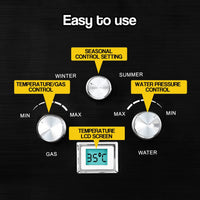 Thermomate Outdoor Water Heater Gas Camping Portable Tankless Hot Shower Kings Warehouse 