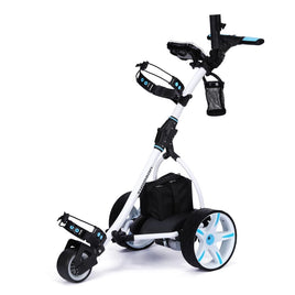 THOMSON Golf Buggy Electric Trolley Automatic Motorised Foldable Cart Powered Kings Warehouse