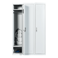 Three-Door Side by Side Office Gym Shed Storage Locker Furniture Kings Warehouse 