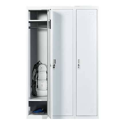 Three-Door Side by Side Office Gym Shed Storage Locker Furniture Kings Warehouse 