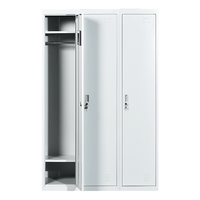 Three-Door Side by Side Office Gym Shed Storage Locker Furniture Kings Warehouse 