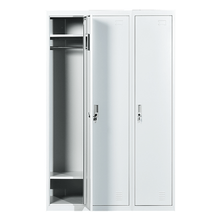 Three-Door Side by Side Office Gym Shed Storage Locker Furniture Kings Warehouse 