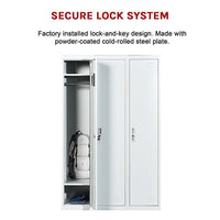 Three-Door Side by Side Office Gym Shed Storage Locker Furniture Kings Warehouse 
