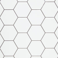Tiles 3D Peel and Stick Wall Tile Hexagon White (30cm x 30cm x 10 sheets) Home & Garden Kings Warehouse 