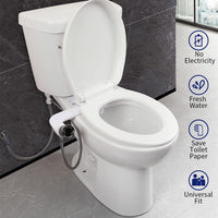 Toilet Bidet Seat Self-Wash Bidet Washer Unisex Bidet Sprayer Female Rear Washer Kings Warehouse 