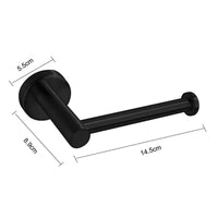 Toilet Paper Holder Self Adhesive Black Bathroom Paper Roll Holder Roll Holder 304 Kings Warehouse 