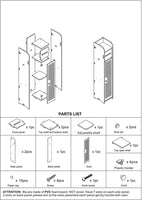 Toilet Paper Roll Holder for Bathroom (White, 80 cm) Kings Warehouse 