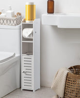 Toilet Paper Roll Holder for Bathroom with roller (White, 76cm) Kings Warehouse 