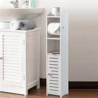 Toilet Paper Roll Holder for Bathroom with roller (White, 76cm) Kings Warehouse 
