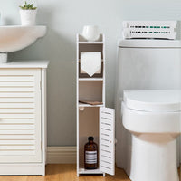 Toilet Paper Roll Holder for Bathroom with roller (White, 76cm) Kings Warehouse 