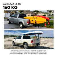 Tow Bar Hitch Mount Ladder Roof Rack Bar Extension Timber Kayak Tools Kings Warehouse 