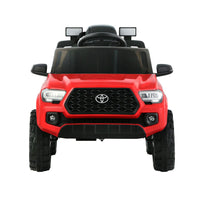 Toyota Ride On Car Kids Electric Toy Cars Tacoma Off Road Jeep 12V Battery Red Big Baby Bazaar Kings Warehouse 