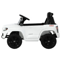 Toyota Ride On Car Kids Electric Toy Cars Tacoma Off Road Jeep 12V Battery White Big Baby Bazaar Kings Warehouse 