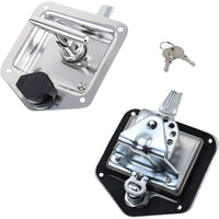 Trailer Door Latch Rv Door Tool Box Lock Gasket T-Handle with Keys 304 Stainless Steel Kings Warehouse 