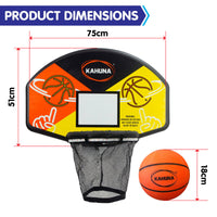 Trampoline Led Basketball Hoop Set With Light-up Ball Kings Warehouse 