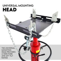 Transmission Jack 0.5 ton 2-Stage Hydraulic High Lift Vertical Telescopic Kings Warehouse 