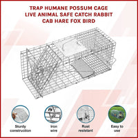 Trap Humane Possum Cage Live Animal Safe Catch Rabbit Cat Hare Fox Bird Pet Care Kings Warehouse 
