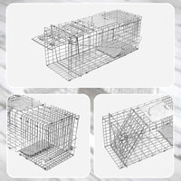 Trap Humane Possum Cage Live Animal Safe Catch Rabbit Cat Hare Fox Bird Pet Care Kings Warehouse 