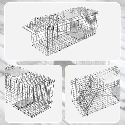 Trap Humane Possum Cage Live Animal Safe Catch Rabbit Cat Hare Fox Bird Pet Care Kings Warehouse 