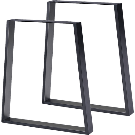 Trapezium Shaped Table Bench Desk Legs Retro Industrial Design Fully Welded Kings Warehouse 