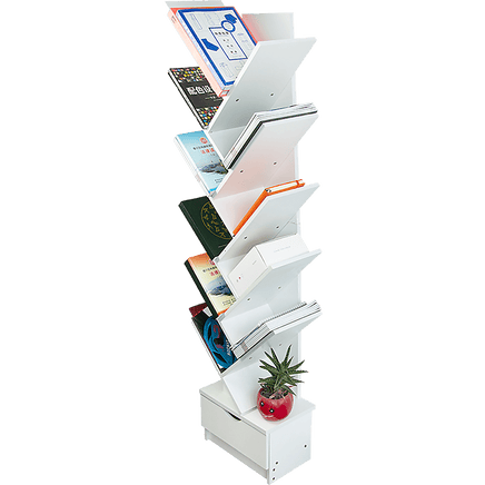 Tree Bookshelf Bookcase Book Organizer 12-Tier Multipurpose Shelf Display Racks Furniture Kings Warehouse 