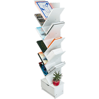 Tree Bookshelf Bookcase Book Organizer 12-Tier Multipurpose Shelf Display Racks Furniture Kings Warehouse 
