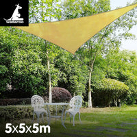 Triangle Shade Sail 5m x 5m x 5m - Sand Kings Warehouse 