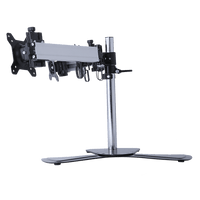 Triple Tilt LCD Monitor Mount Freestanding Desktop Stand Electronics Kings Warehouse 