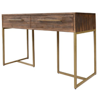 Tuberose Console Hallway Entry Table 120cm Solid Acacia Timber Wood - Brown
