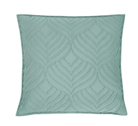 TUFTED MICROFIBRE SUPER SOFT EUROPEAN PILLOWCASE-SAGE GREEN Kings Warehouse 